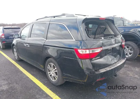 2011 Honda Odyssey Ex-L из США, поврежденный, VIN 5FNRL5H68BB045180